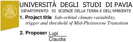 Posizione dottorato Uni Pavia su materiali IODP Exp. 367/368